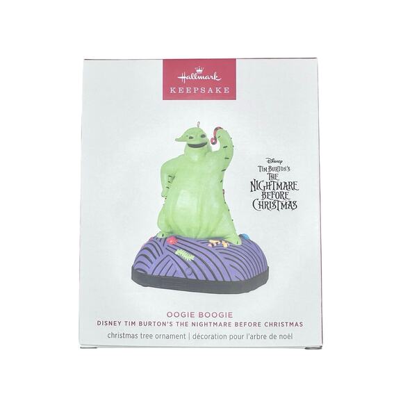 Hallmark Keepsake 2024 Nightmare Before Christmas Oogie Boogie Motion Ornament - Picture 7 of 11